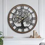 outdoor clock garden clock outdoor wall clock above entryway table